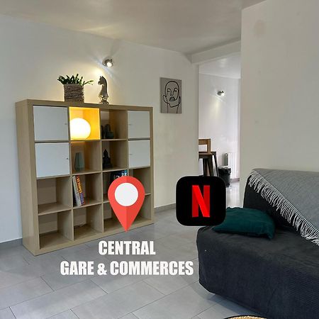 Superbe Appartement Cosy Jardin 코르베일에쏘네 외부 사진